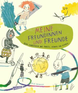 Meine Freundinnen und Freunde – zum Eintragen mit Pinsel