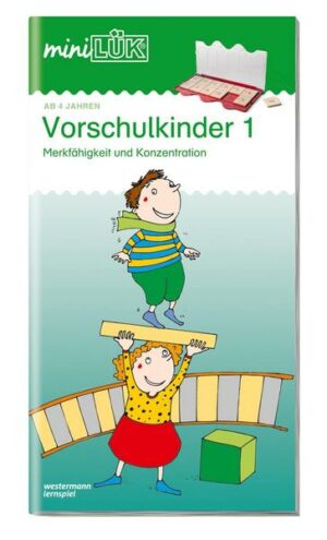 miniLÜK. Übungen für Vorschulkinder 1