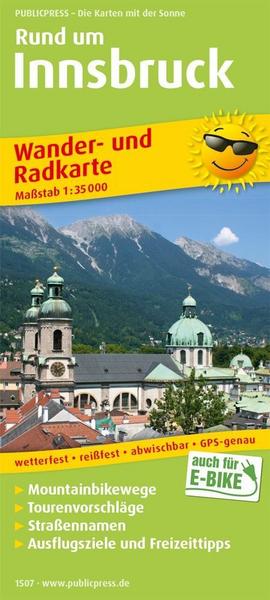 IRund um Innsbruck Wander- und Radkarte