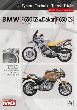BMW F 650 GS & Dakar ab 2000; F650 CS ab 2002