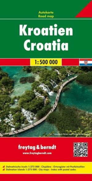 Kroatien 1 : 500 000. Autokarte