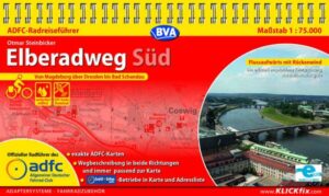 ADFC-Radreiseführer Elberadweg Süd 1:75.000