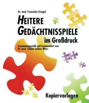 Heitere Gedächtnisspiele im Grossdruck / Heitere Gedächtnisspiele im Großdruck