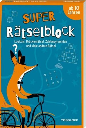 Super Rätselblock ab 10 Jahren.Logicals