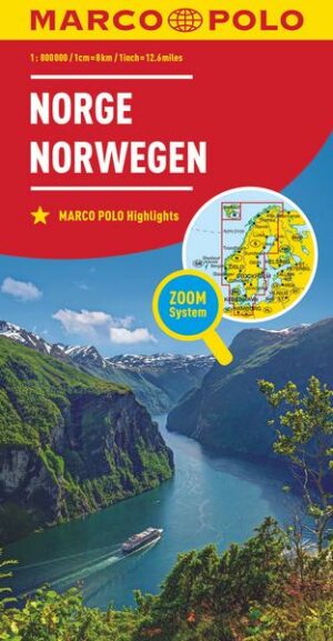 MARCO POLO Länderkarte Norwegen 1:800 000
