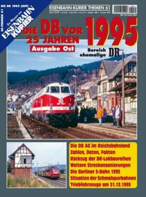 Die DB vor 25 Jahren - 1995 Ausgabe Ost
