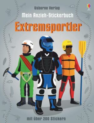 Mein Anzieh-Stickerbuch: Extremsportler