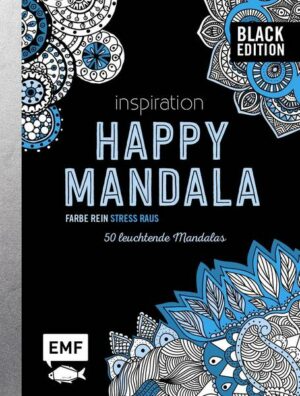 Black Edition: Inspiration Happy Mandala