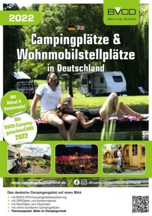 Campingplätze und Wohnmobilstellplätze in Deutschland 2022