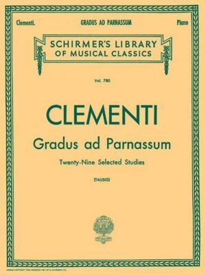 Gradus Ad Parnassum: Schirmer Library of Classics Volume 780 Piano Solo