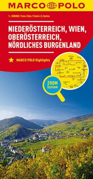 MARCO POLO Regionalkarte Österreich Blatt 01 Niederösterreich