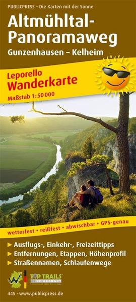 Wanderkarte Altmühltal-Panoramaweg
