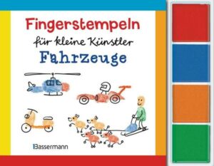 Fingerstempeln für kleine Künstler-Set - Fahrzeuge