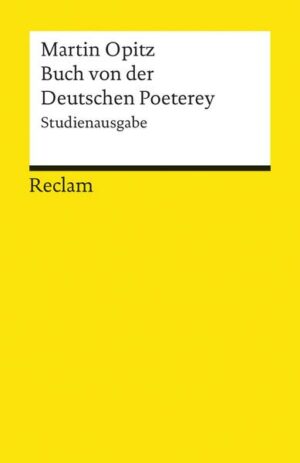 Buch von der Deutschen Poeterey (1624)