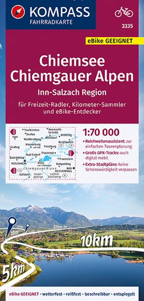 KOMPASS Fahrradkarte 3335 Chiemsee