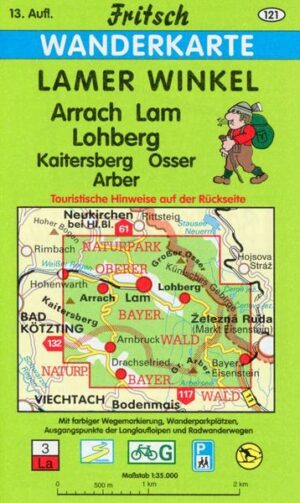 Lamer Winkel 1 : 35 000. Fritsch Wanderkarte