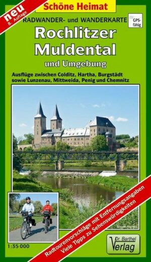 Rochlitzer Muldental und Umgebung 1 : 35 000. Wanderkarte  LZ bis 2028