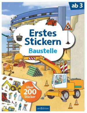 Erstes Stickern – Baustelle