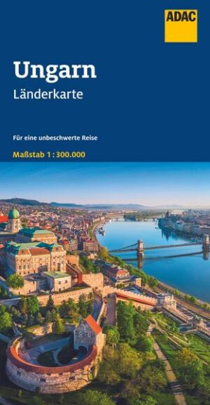 ADAC LänderKarte Ungarn 1:300 000