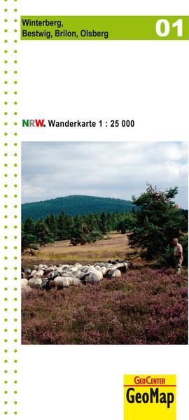 Nordrhein-Westfalen Wanderkarte 01 Winterberg 1  : 25 000