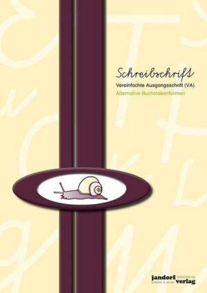Schreibschrift (VA) - alternative Buchstabenformen