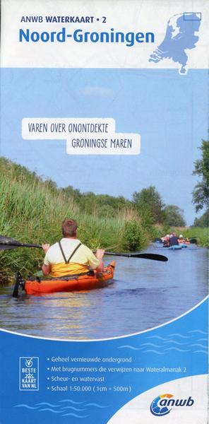 Noord-Groningen 1:50 000 Waterkaart