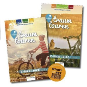 Traumtouren E-Bike & Bike Start-Set mit 2 Bänden