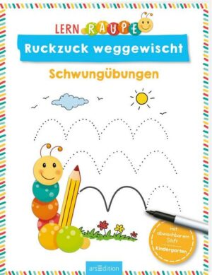 Lernraupe – Ruckzuck weggewischt! Schwungübungen