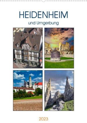 Heidenheim und Umgebung (Wandkalender 2023 DIN A2 hoch)