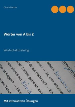 Wörter von A bis Z