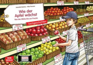 Wie der Apfel wächst. Von der Blüte bis zur Frucht. Kamishibai Bildkartenset