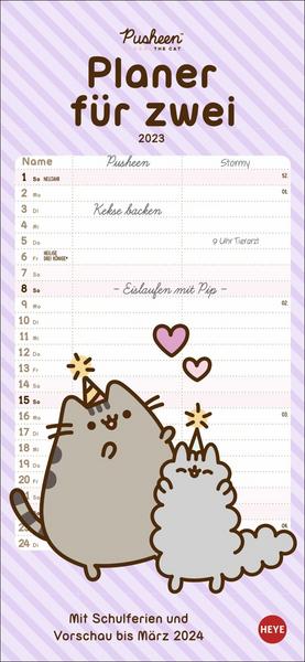 Pusheen Planer für zwei 2023