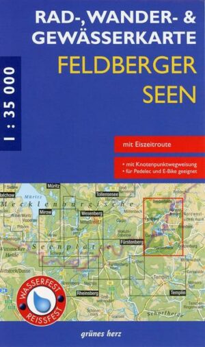 Feldberger Seen 1 : 35 000 Rad-