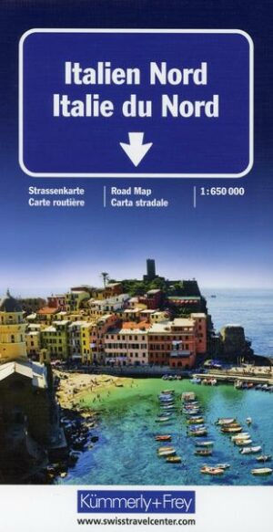 KuF Italien Nord 1 : 650 000 Straßenkarte