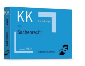 Karteikarten Sachenrecht