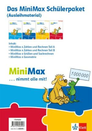 MiniMax 4. Schülerpaket (4 Themenhefte: Zahlen und Rechnen A