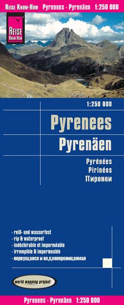 Reise Know-How Landkarte Pyrenäen (1:250.000)