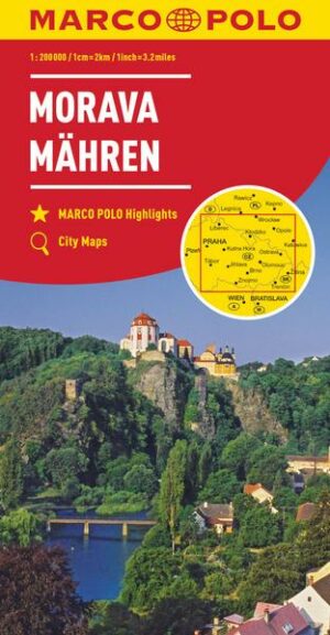 MARCO POLO Regionalkarte CZ Mähren 1:200 000