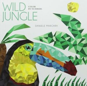 Wild Jungle: Color by Numbers Geometrical Artworks