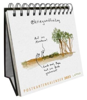 @kriegundfreitag Postkartenkalender 2023