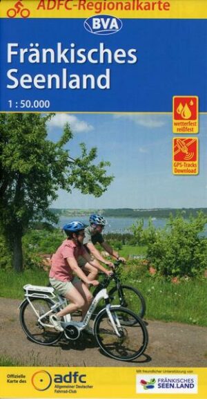 ADFC-Regionalkarte Fränkisches Seenland