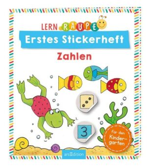 Lernraupe – Erstes Stickerheft – Zahlen