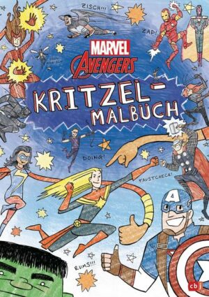 MARVEL Avengers Kritzel-Malbuch