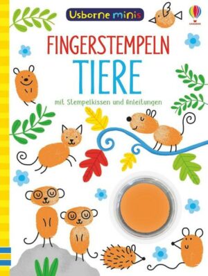 Usborne Minis - Fingerstempeln: Tiere