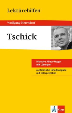 Klett Lektürehilfen Wolfgang Herrndorf