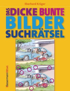 Das dicke bunte Bildersuchrätsel (Finde den Fehler)