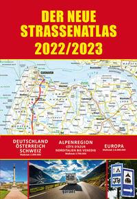 Straßenatlas 2022/2023 für Deutschland und Europa