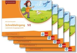 Schreiblehrgang in Lateinischer Ausgangsschrift 1/2. Übungsheft im 5er-Paket Klasse 1/2