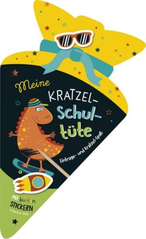 Meine Kratzeschultüte Dinosaurier