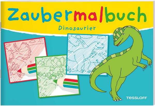 Zaubermalbuch. Dinosaurier